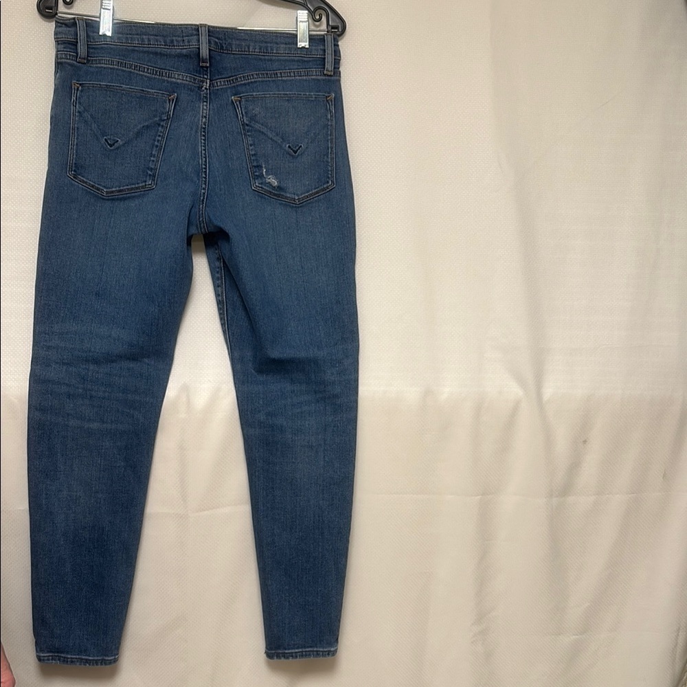 Hudson Jeans Blue Skinny Denim with Distressing - Picture 10 of 10